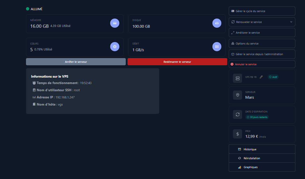 Windows Server Dashboard